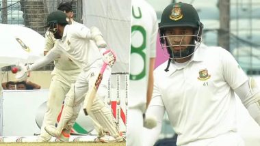 Mushfiqur Rahim Handling The Ball Video: बांगलादेशचा फलंदाज मुशफिकुर रहीम चेंडू हाताळणीमुळे बाद, आंतरराष्ट्रीय क्रिकेटमध्ये ठरला पहिला बांगलादेशी खेळाडू (Watch Video)