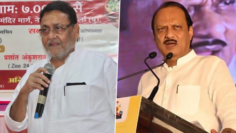 Nawab Malik Joins Ajit Pawar's Group: शरद पवारांना मोठा धक्का! माजी मंत्री नवाब मलिक अजित पवार यांच्या राष्ट्रवादी गटात सामील
