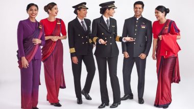 Air India New Uniforms: एअर इंडियाकडून केबिन, कॉकपिट क्रूसाठी नवीन गणवेश सादर; Manish Malhotra ने केला डिझाइन (Watch Video)