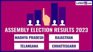 Assembly Election Results 2023 Updates: पाचपैकी चार राज्यांच्या विधानसभा निवडणुकीसाठी आज मतमोजणी; भाजप विरुद्ध काँग्रेस काट्याची टक्कर