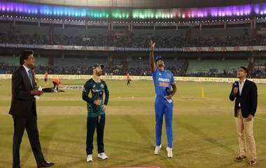 IND vs AUS, 5th T20 Toss Update: ऑस्ट्रेलियाने भारताविरुद्ध नाणेफेक जिंकली, प्रथम गोलंदाजी करण्याचा घेतला निर्णय