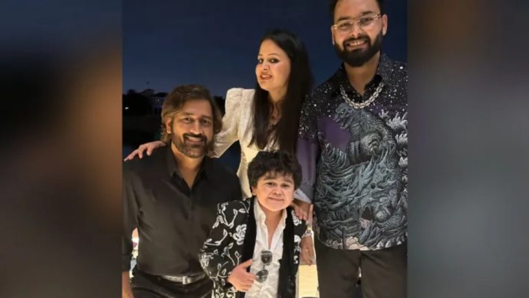 MS Dhoni-Pant With Abdu Rozik: बिग बॉस फेम अब्दू रोजिकने धोनी आणि पंत यांची घेतली भेट, फोटो केले शेअर