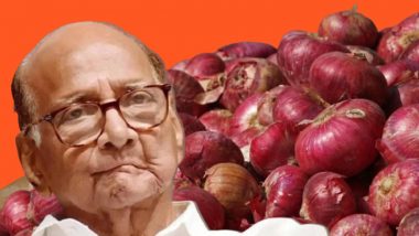Sharad Pawar on Onion Andolan: शरद पवार थेट मैदानात, कांदा निर्यातबंदी धोरणाविरोधात आंदोलन