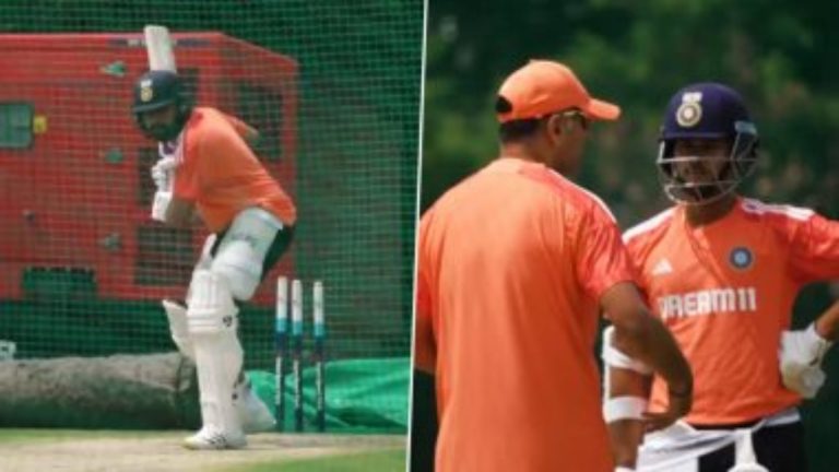 Team India Training Video: दुसऱ्या कसोटी सामन्यापूर्वी टीम इंडियाचा नेटमध्ये दमदार सराव, मालिका बरोबरीत ठेवण्याची संधी, पाहा व्हिडिओ