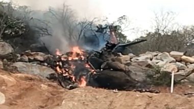 Air Force Trainer Aircraft Crashes: हैदराबाद मध्ये Indian Air Force च्या ट्रेनर एअरक्राफ्टचा अपघात; 2 जण ठार