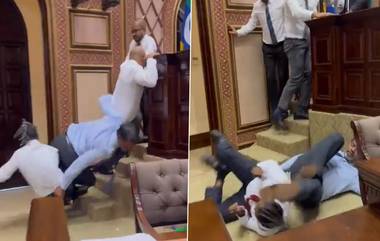 Maldives Parliament Fight Video: मालदीवच्या संसदेत हाणामारी; मुइज्जू मंत्रिमंडळासाठी मतदान करताना सदस्य भिडले, Watch Video