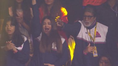 Abhishek Bachchan चा कबड्डी संघ जिंकला, Amitabh Bachchan यांनी सून Aishwarya Rai सोबत साजरा केला आनंद, Watch Video