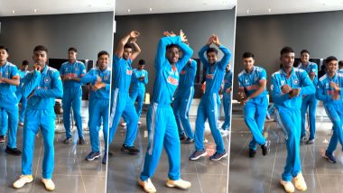 U19 Indian Cricket Team: अंडर-19 टी-20 वर्ल्ड कपपूर्वी टीम इंडियाने या गाण्यावर डान्स केला होता, व्हिडिओ व्हायरल