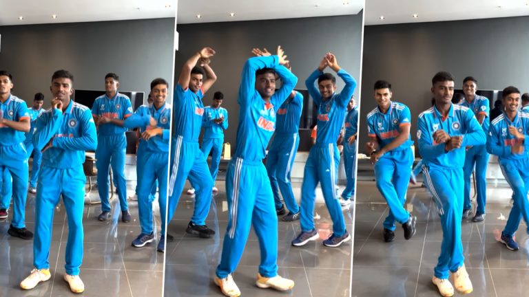 U19 Indian Cricket Team: अंडर-19 टी-20 वर्ल्ड कपपूर्वी टीम इंडियाने या गाण्यावर डान्स केला होता, व्हिडिओ व्हायरल