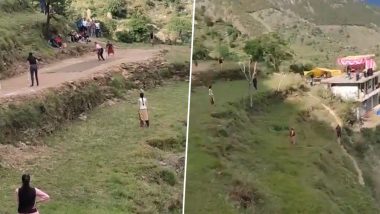 Women Playing Cricket In Hills: दुर्गम डोंगरावर क्रिकेट खेळणाऱ्या तरुणींचा व्हिडिओ व्हायरल, नेटकऱ्यांनाही भावला त्यांचा अंदाज (Watch Video)