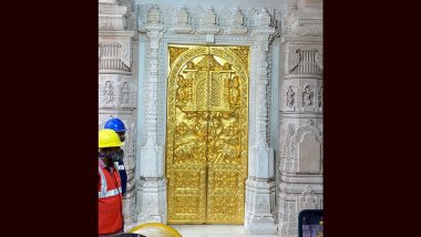 Ram Mandir Gold Door Photo: राम मंदिराला सोन्याचा दरवाजा, येत्या 3 दिवसात असे 13 सोनेरी दरवाजे बसवले जाणार