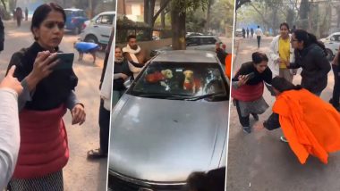 Animal Cruelty in Delhi: क्रुरतेची हद्दपार, कुत्र्यांच्या पिल्लांना कारमध्ये डांबून ठेवले, धक्कादायक व्हिडिओ समोर