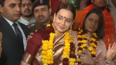 Kangana Ranaut Offers Prayers Video: प्राणप्रतिष्ठेला उपस्थित राहण्यासाठी अभिनेत्री कंगना राणौत पोहोचली अयोध्येत, हनुमान गढी मंदिरात केली पूजा