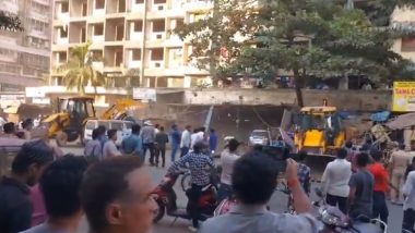 Bulldozer Action in Miraroad: मीरा रोड येथील उपद्रवींवर मोठी कारवाई, श्री राम शोभा यात्रेवर दगडफेक करणाऱ्यांच्या बेकायदा बांधकामांवर सरकारचा बुलडोझर