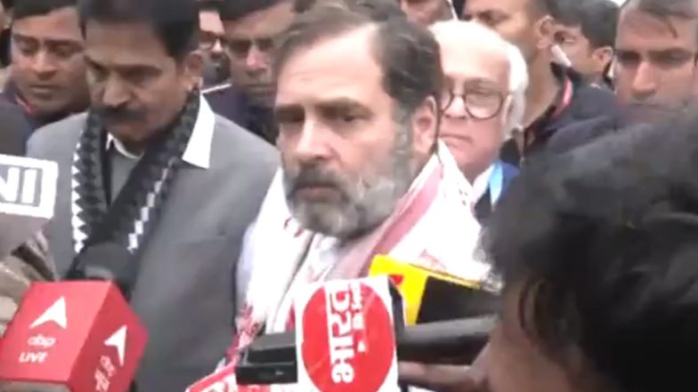 Rahul Gandhi यांना असम मध्ये Batadrava Than मध्ये दर्शनाला जाण्यापासून रोखलं; पहा पुढे काय झालं (Watch Video)