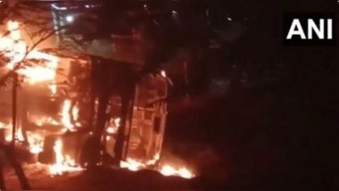 Woman Burnt Alive After Bus Catches Fire: तेलंगणात चालत्या बसला आग, महिलेचा होरपळून मृत्यू; 4 प्रवासी जखमी