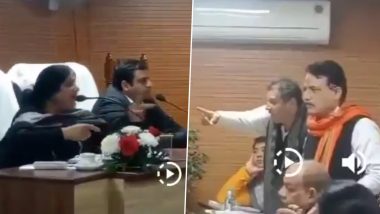 Ghaziabad Mayor Sunita Dayal यांच्याकडून भ्रष्टाचाराचे आरोप करणार्‍या भाजपा नगरसेवकाची मुंडकं छटण्याची जाहीर भाषा; व्हिडिओ वायरल ( Watch Video)