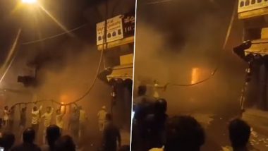 Bengaluru Fire Video:  बेंगळुरुमध्ये पेंटच्या दुकानाला आग, घटनेत कोणतीही जीवितहानी नाही