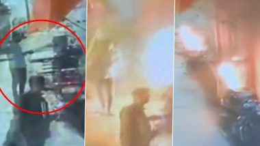 Madhya Pradesh Crime: हल्लेखोरांनी उभ्या असलेल्या वाहनांना लावली आग, घटना कॅमेरात कैद