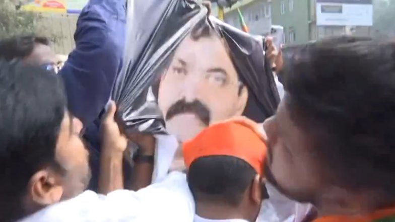 BJP on Jitendra Awhad's Controversial Remark: भाजपा कडून जितेंद्र आव्हाडांचा राज्यभर निषेध; अनेक ठिकाणी कार्यकर्त्यांकडून आंदोलनं