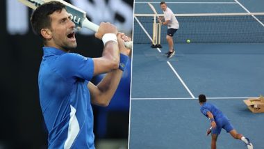 Steve Smith आणि टेनिस स्टार Novak Djokovic एकाच मैदानावर दिसले क्रिकेट आणि टेनिस खेळताना, व्हिडिओ होतोय व्हायरल