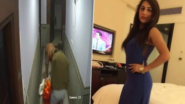 Divya Pahuja Murder Video: माजी मॉडेल दिव्या पाहुजाची हत्या; समोर आला धक्कादायक व्हिडिओ, मृतदेह ओढताना दिसले हॉटेलचे कर्मचारी (Watch)