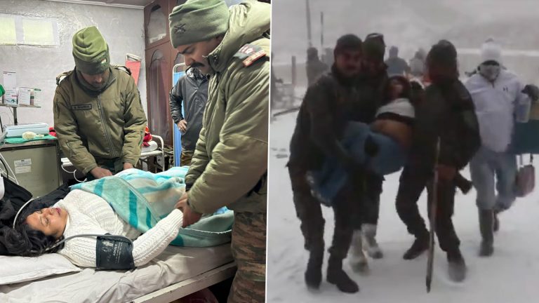 Indian Army Rescues: बर्फवृष्टीत अडकलेल्या 500 पर्यंटकाची लष्करी जवानांनी केली सुखरुप सुटका, ( Watch Video)