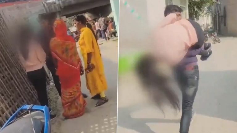 Viral Video Of Lovers: प्रियकराने प्रेयसीला तिच्या कुटुंबासमोर पळवून नेले, पुढे जे झाले ते पाहून बसेल धक्का