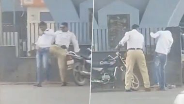 Viral Video: पोलिस हवालदाराचा तरुणाला बेदम मारहाण, व्हिडिओ व्हायरल झाल्यानंतर मुंबई ट्रफिक पोलिसाचं स्पष्टीकरण