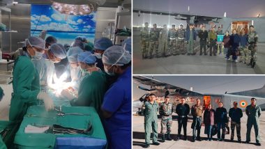 IAF Airlifts Doctors for Liver Transplant: भारतीय वायुसेनेला सलाम; यकृत प्रत्यारोपणासाठी डॉक्टरांना केलं एअरलिफ्ट, माजी सैनिकाचे वाचवले प्राण