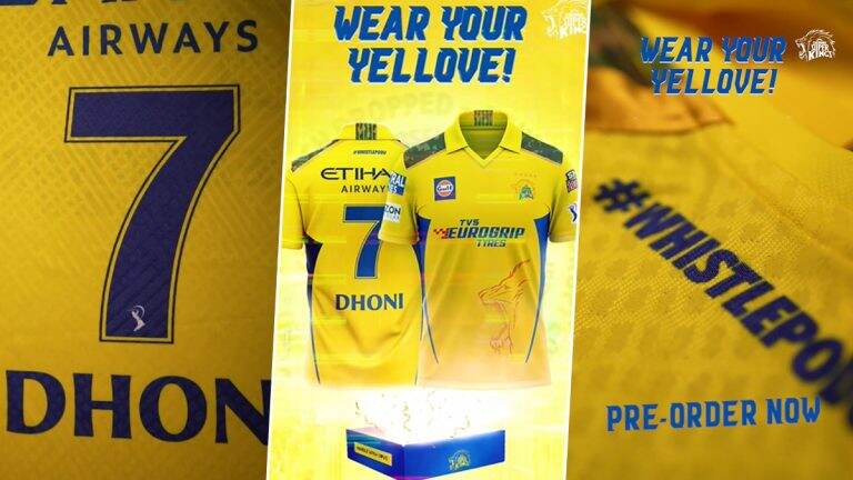 CSK Unveil Jersey For IPL 2024: चेन्नई सुपर किंग्सने आयपीएलसाठी आपल्या नवीन जर्सीचे केले अनावरण, पाहा व्हिडिओ