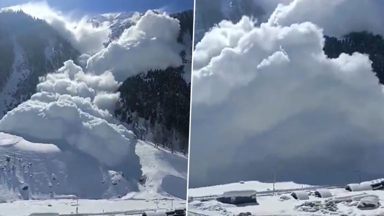 Sonmarg Avalanche Viral Video: काश्मीरमधील सोनमर्गमध्ये हिमस्खलन; पहा व्हायरल व्हिडिओ