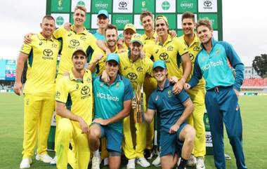 AUS Beat WI 3rd ODI: ऑस्ट्रेलियन गोलंदाजांसमोर वेस्ट इंडिज 100 धावाच्या आत कोसळले, एकदिवसीय मालिकेत 3-0 ने धुव्वा उडवला