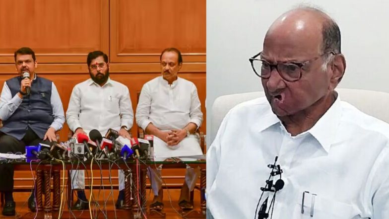 Sharad Pawar Invited CM Eknath Shinde for Lunch: शरद पवार यांचे सीएम एकनाथ शिंदे आणि दोन्ही उपमुख्यमंत्र्यांना बारामती येथे जेवणाचे निमंत्रण