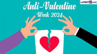 Anti-Valentine Week 2024 Full Calendar List: स्लॅप डे पासून ब्रेकअप डे पर्यंत, अँटी व्हॅलेंटाईन वीक बद्दलची संपूर्ण माहिती