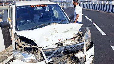 Hit-and-Run on Atal Setu Bridge: कुटुंबासह Ola मधून जाणार्‍याच्या गाडीला चूकीच्या साईड ने आलेल्या SUV Car ने ठोकलं; ट्वीट सह फोटो वायरल