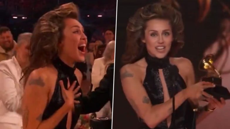 Grammy Awards 2024: गायिका Miley Cyrus ने जिंकला तिच्या संगीत कार्यकीर्दीतला पहिला वहिला Grammy पुरस्कार