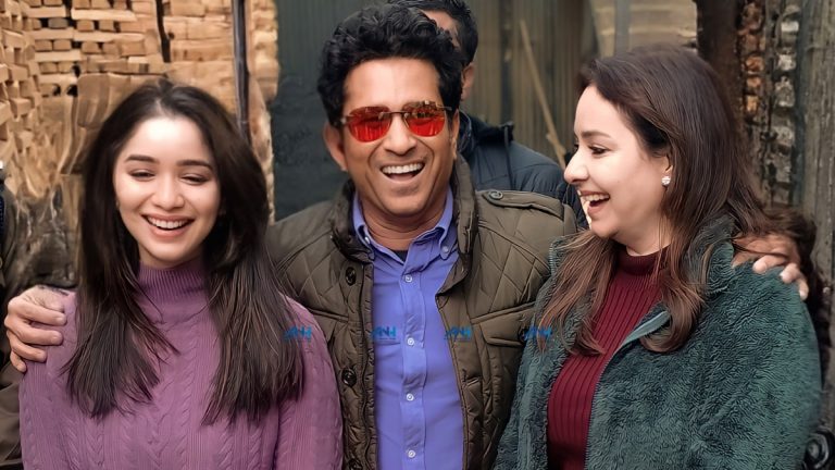 मुलगी Sara Tendulkar आणि पत्नी अंजलीसोबत Sachin Tendulkar काश्मीरमधील अनंतनागमध्ये पोहोचला, पाहा व्हिडिओ