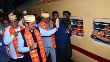 Aastha Special Trains: देवेंद्र फडणवीस यांच्या हस्ते CSMT-Ayodhya Dham आस्था ट्रेनला हिरवा कंदिल; राज्यभरातील भाविकांना घडवणार रामलल्लांचं दर्शन