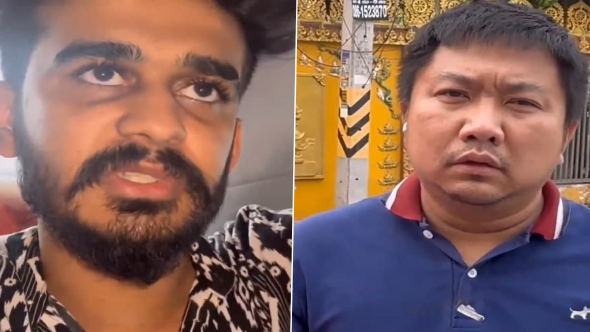 Thai Cab Driver Abuses Indian Tourists: 'इंडिया कंजूस'! थाई कॅब ड्रायव्हरची भारतीय पर्यटकांना शिवीगाळ; पहा व्हिडिओ