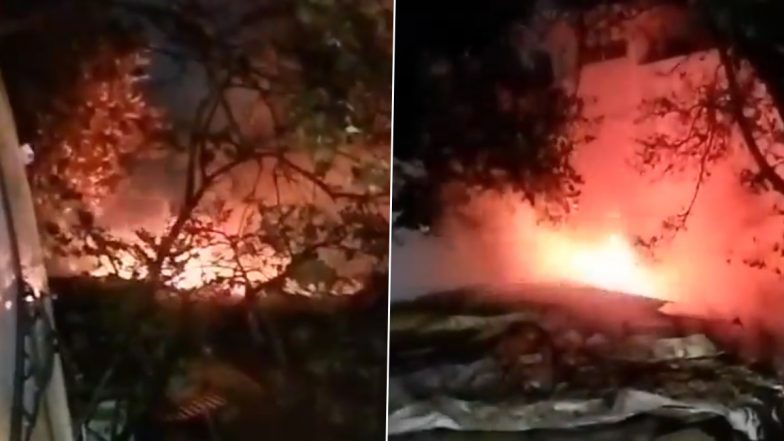 Kolhapur Fire: कोल्हापुरात शाहू मिल परिसरात भीषण आग, घटनास्थळी अनेक फटाक्यांची दुकाने