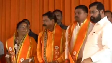 Aamshya Padavi Joins Eknath Shinde's Sena: लोकसभा निवडणुकीपूर्वी शिवसेना UBT नेते आमदार आमश्या पाडवी यांचा एकनाथ शिंदेंच्या सेनेत प्रवेश