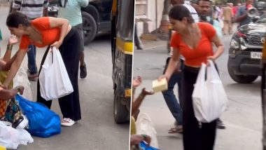 Sara Ali Khan Video: अभिनेत्रीने मंदिराबाहेर गरजूंना केले अन्नदान, सारा अली खानचा व्हिडिओ पाहून चाहते भावूक