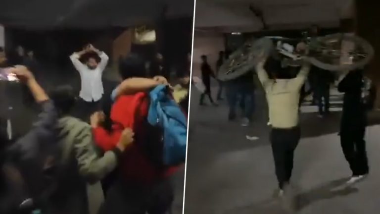 JNU Video: जवाहरलाल नेहरू विद्यापीठात दोन गटांमध्ये हाणामारी, घटनेचे Video व्हायरल