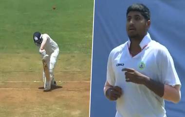 Mumbai Vs Vidarbha Ranji Trophy Final: यश ठाकूरच्या मॅजिकल बॉलवर पृथ्वी शाह क्लिन बोल्ड, पाहा Video