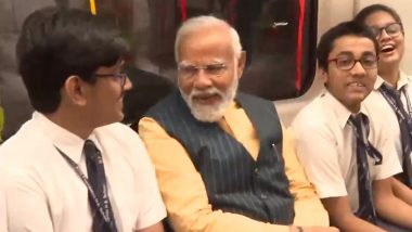 PM Modi Inaugurates India's First Underwater Metro: देशातील पहिल्या अंडरवॉटर मेट्रोचे लोकार्पण,  पंतप्रधान मोदींनी शालेय विद्यार्थ्यांसोबत केला  प्रवास