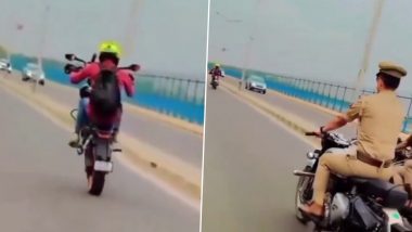 Bike Stunt Video: भररस्त्यात बाईकवर स्टंटबाजी, भरावा लागला 5 हजार रुपयांचा दंड