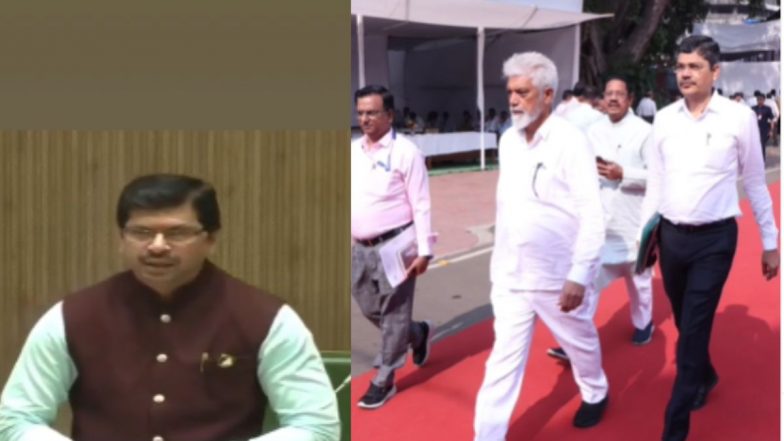 Dada Bhuse-Mahendra Thorve Physical Altercation In Assembly Lobby: विधीमंडळाच्या लॉबीत शिंदे गटाच्या आमदारांमध्ये राडा; मंत्री दादा भुसे आणि आमदार महेंद्र थोरवे यांच्यात धक्काबुक्की - रिपोर्ट्स