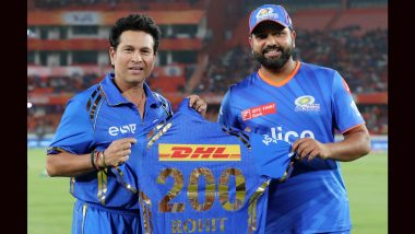 Rohit Sharma Plays 200 Matches For Mumbai Indians: आयपीएलच्या ऐतिहासिक रेकॉर्डमध्ये रोहितचे नाव, विराट-धोनीच्या 'या' खास क्लबमध्ये स्थान