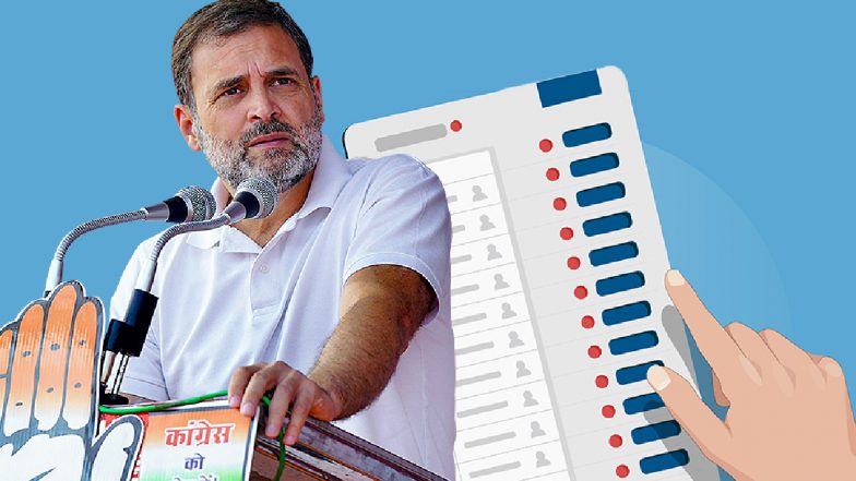 Rahul Gandhi On EVMs in India: 'भारतात EVMs जणू 'Black Box'; कोणालाही छाननी ची परवानगी नाही, मुंबई मधील Ravindra Waikar यांच्या प्रकारणावरून राहुल गांधी पुन्हा गरजले!